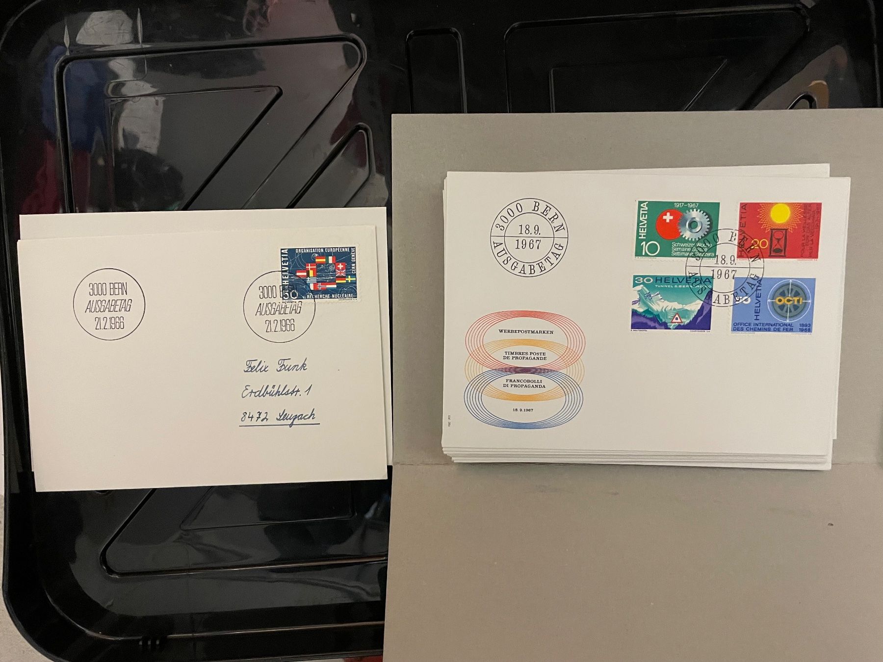 Tutti i francobolli: Ersttagsbriefe, FDC, grosse Sammlung – Usato da Winterthur venduto da Myrtillus 7