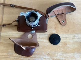 Voigtländer Bessamatic Septon 50mm 1:2 Objektiv Kamera braun