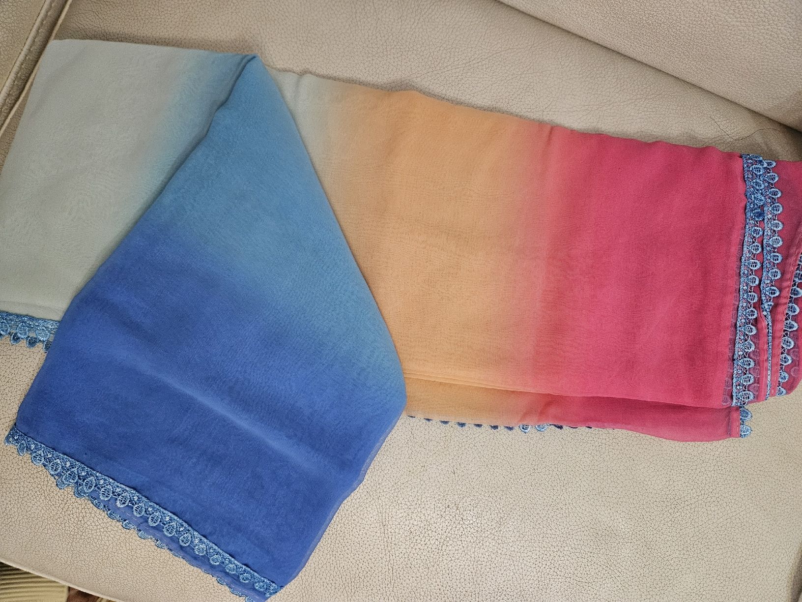 Vestiti: Rainbow saree – Nuovo e nell'imballaggio originale da Les Acacias venduto da minnie6 2