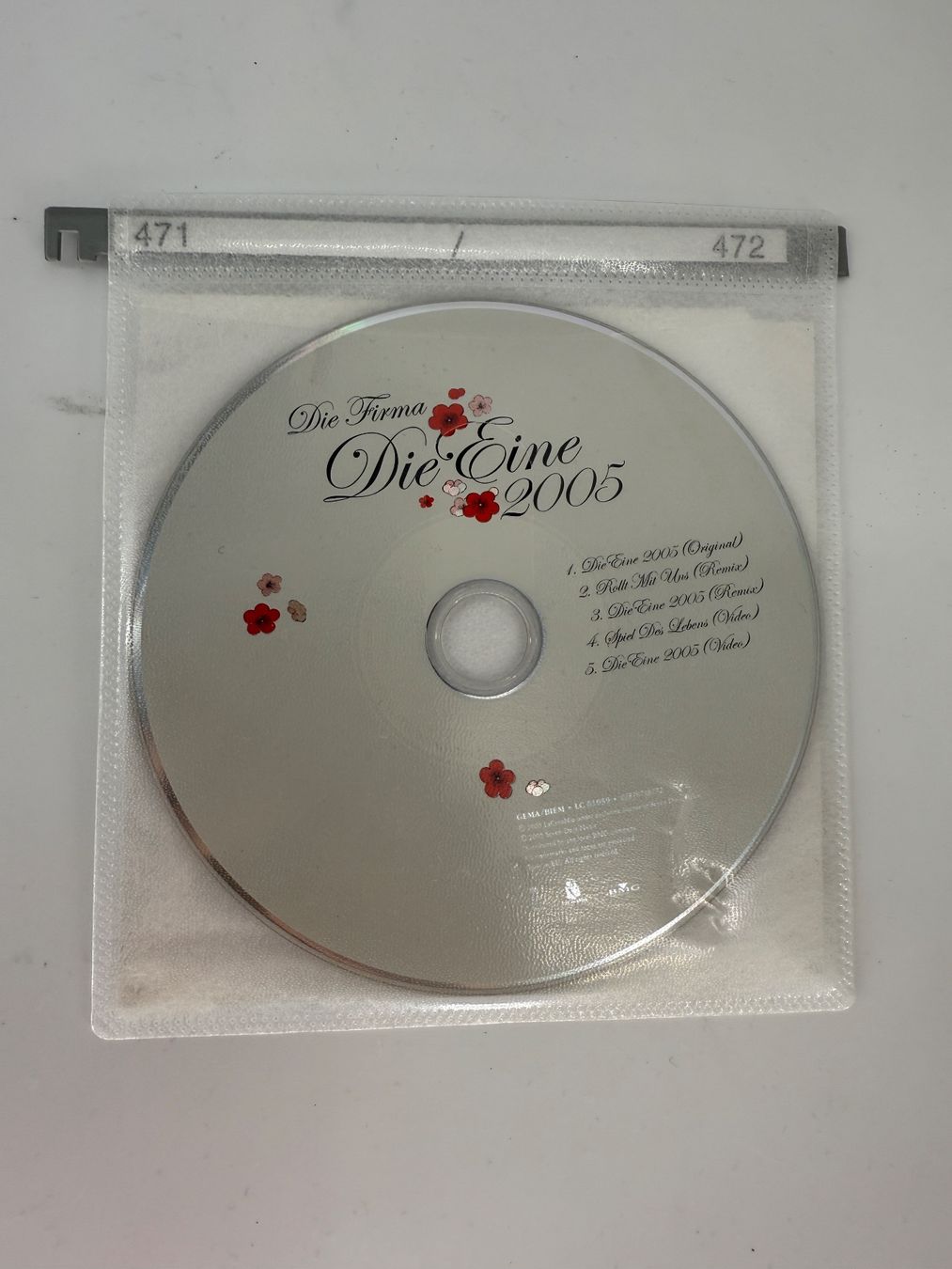 CD: Die Firma - Die Eine 2005 - Single CD – Usato da Auenstein venduto da moin. 1
