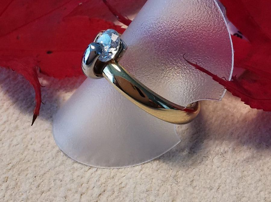 Anelli: 18Kt. Gelb/Weissgold Brillant-Ring  "feeling" Collection – Nuovo e nell'imballaggio originale da Dierikon venduto da Vittorio57 3
