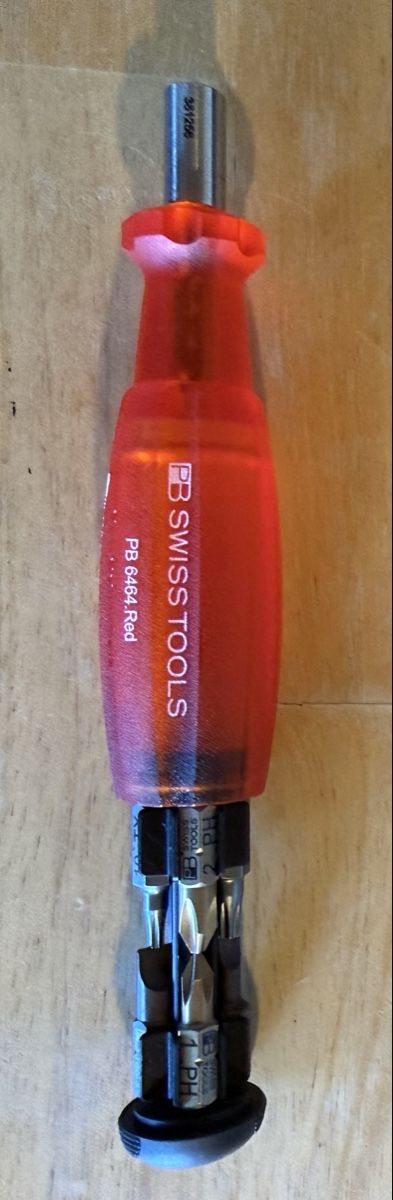 PB Swiss Tools Tutti gli attrezzi: SWISS TOOLS PB 6484 Bit Schraubendreher Rot mit Bits – Nuovo (secondo la descrizione) da Kriessern venduto da Hcdfreak