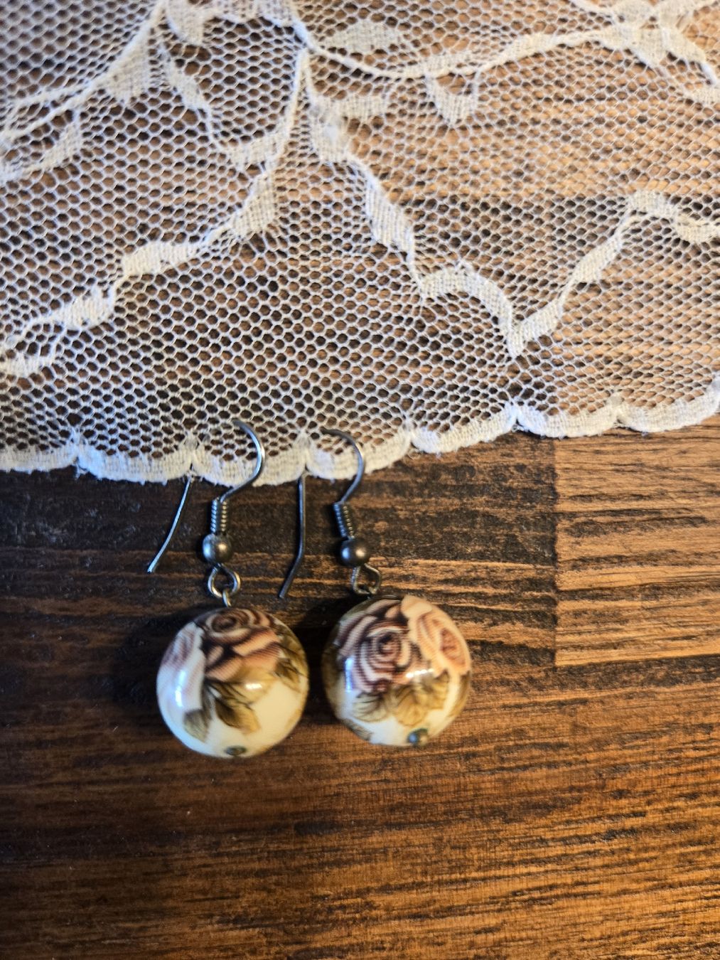 Boucles d'oreille: Romantische Rosen-Ohrringe – D'occasion à Dübendorf par Timulka 1
