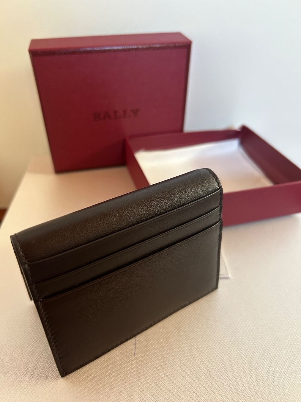 Bally Portafogli: Bally double cardholder leather. NEW with box – Nuovo e nell'imballaggio originale da Muzzano venduto da Sidney_3 5