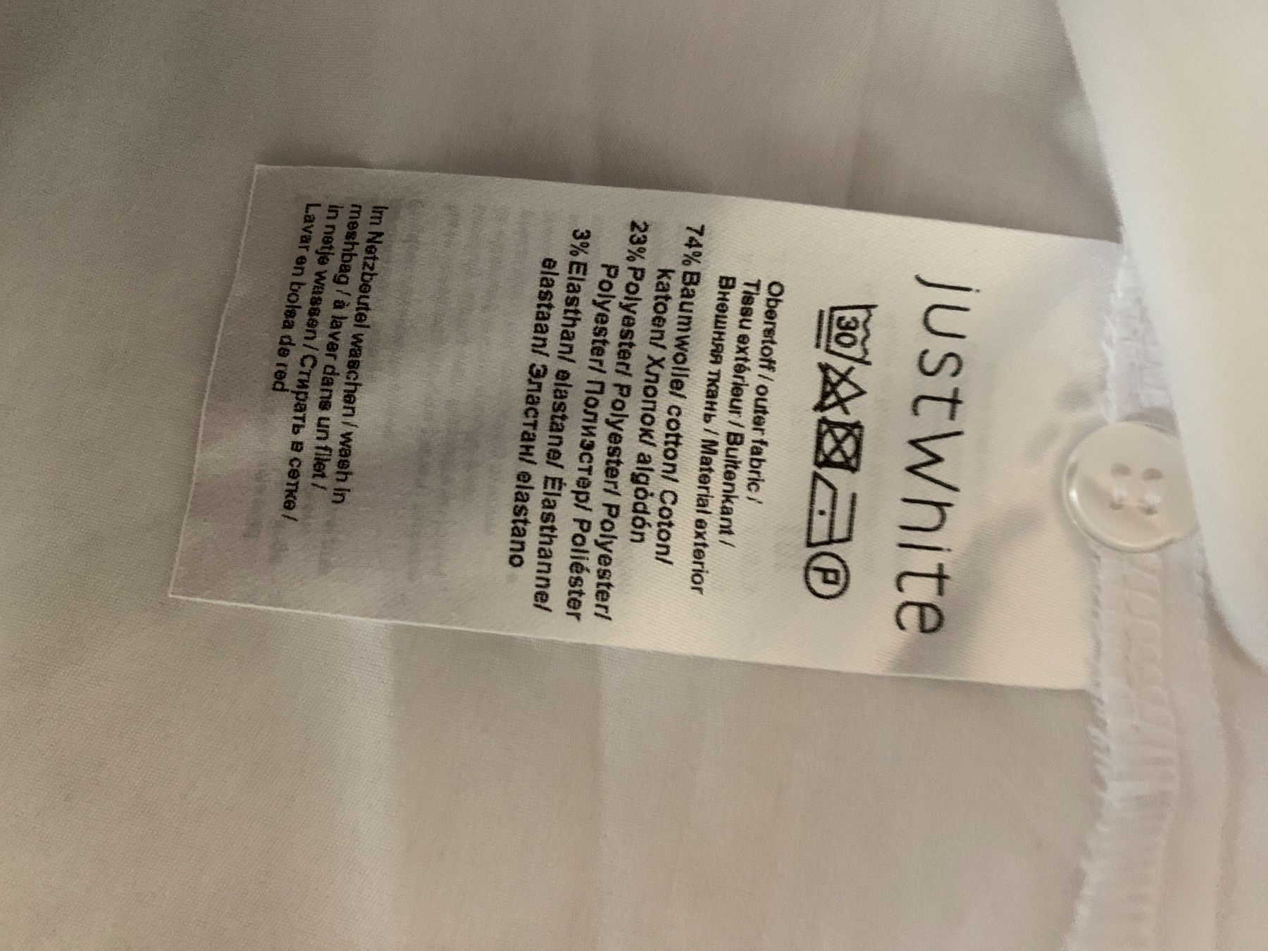 Camicette: Neue Hemdbluse von Justwhite – Nuovo e nell'imballaggio originale da Lausen venduto da tiguan07 4