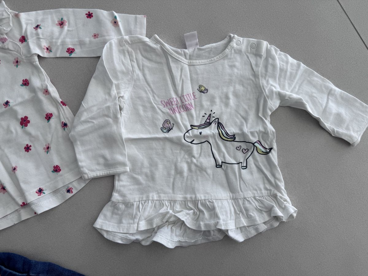 Lotti & Set di vestiti: Herziges Latzkleidli Langarmoberteile Grösse 74 – Usato da Bonaduz venduto da lut_6rts 3