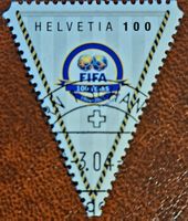 Timbre FIFA 100 ans oblitéré 2004