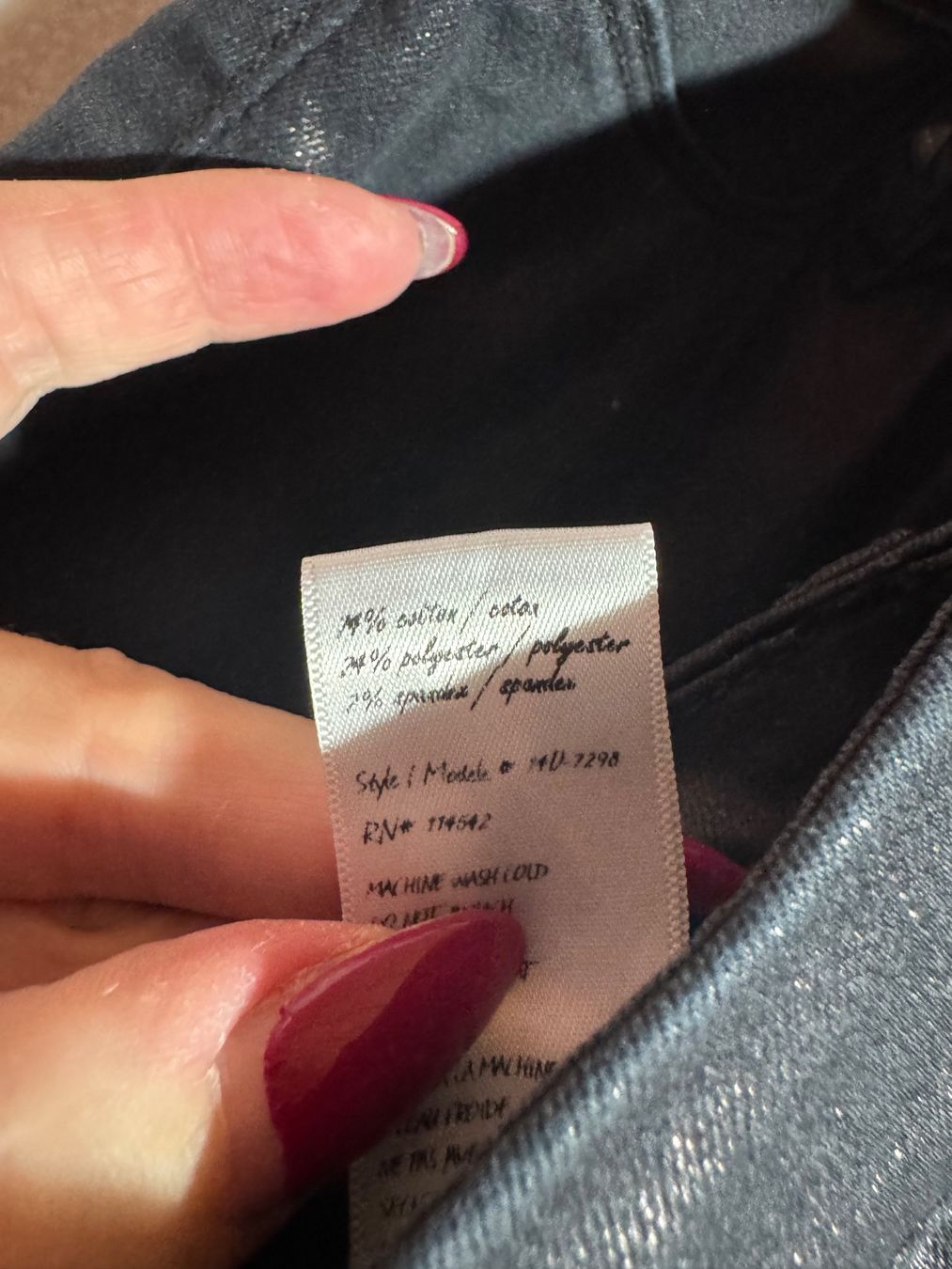 Jeans: Glänzende Jeans von Blanknyc Gr. 24 – Usato da Grosswangen venduto da SALE_SALE_SALE 4
