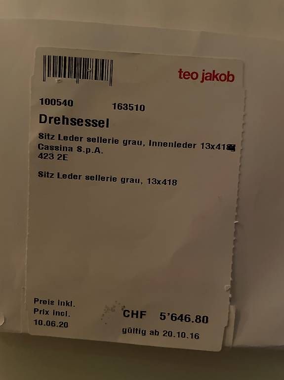 Poltrone: Cassina Drehsessel – Usato da Köniz venduto da Papabaer 1