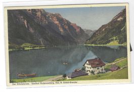 16.7.1927Klöntalersee+Boote/Gasthus Rodannenberg Bes.Stäheli