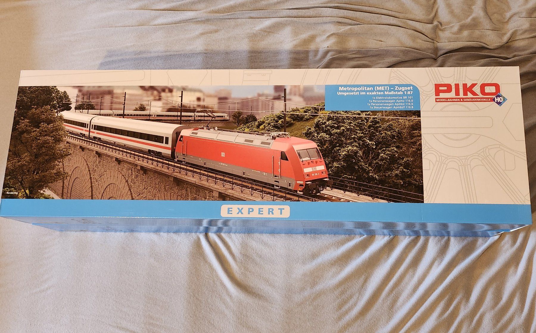 Piko Modellini di ferrovie: Piko DB ICE ex. Metropolitan, DCC Sound – Nuovo e nell'imballaggio originale da Wittenwil venduto da ced_q8j7