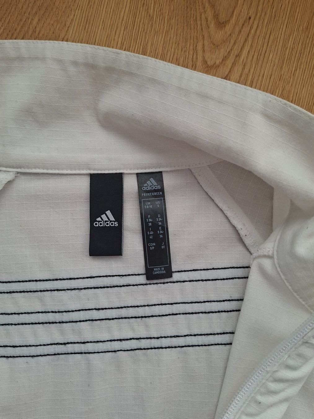 Adidas Giacche: Adidas Sportjacke weiss – Usato da Ruswil venduto da wil_2jkd 3