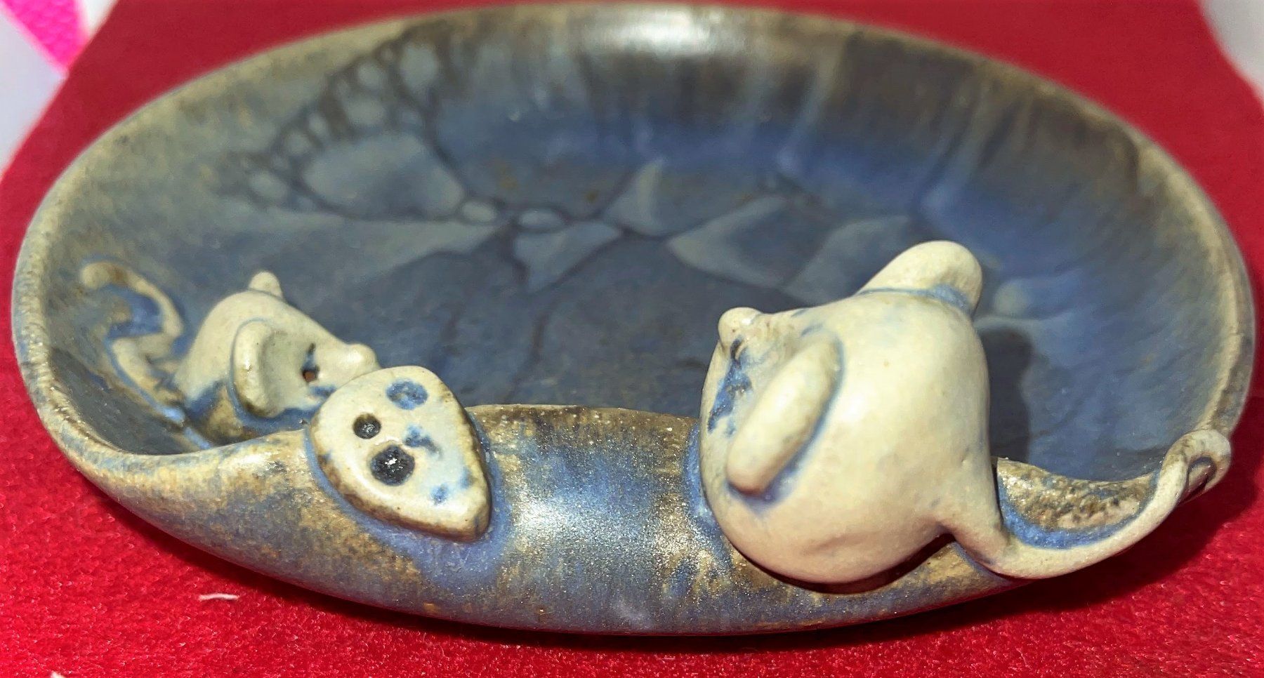 Ciotole: Schale mit 2 Mäusen und Käse Keramik – Nuovo (secondo la descrizione) da Lutzenberg venduto da Pinschi01 1