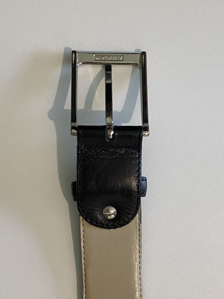 Cinture: Black Leather Belt – Usato da Eggersriet venduto da damian.hug 3