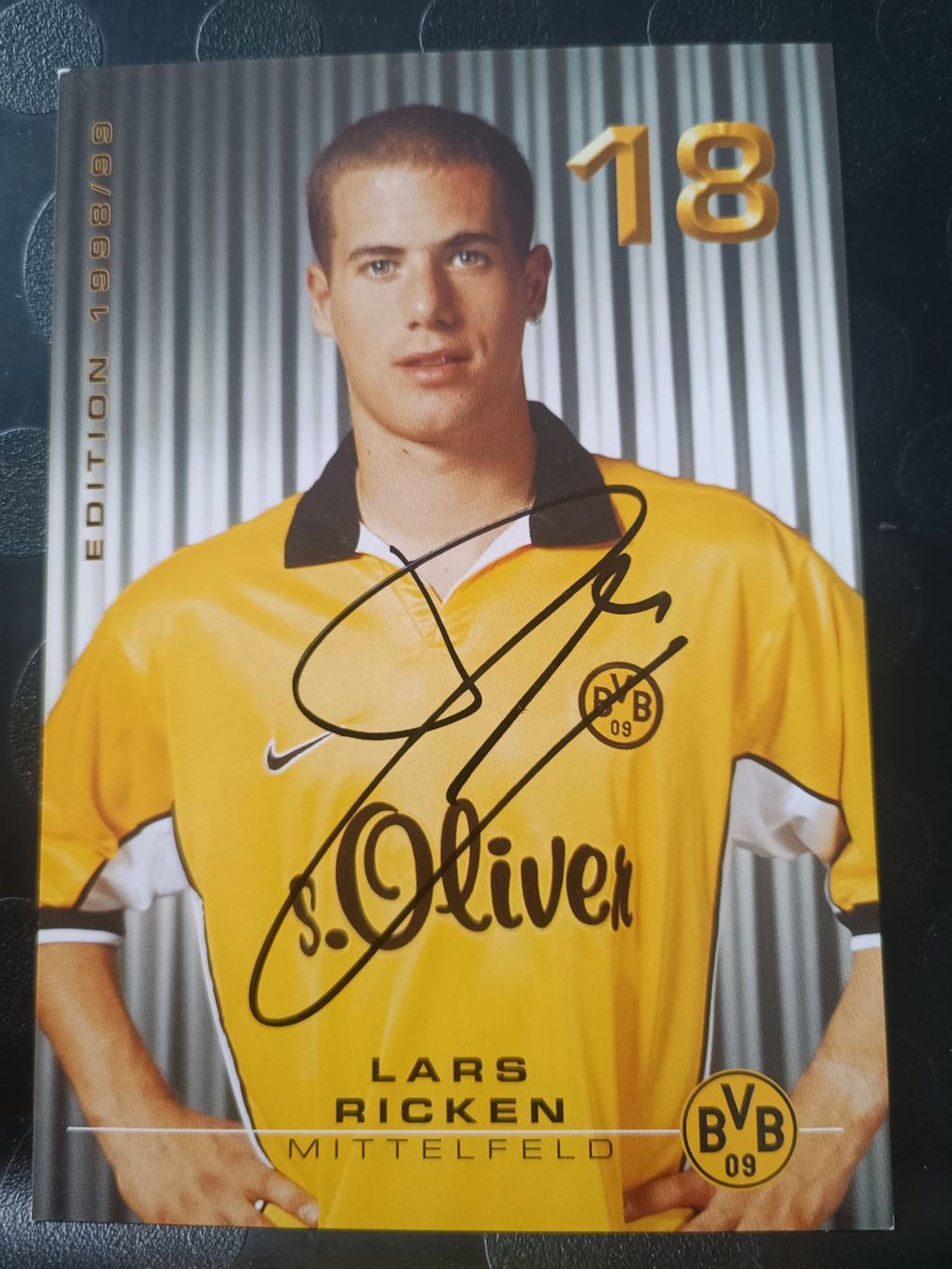Autographes: Lars Ricken - BVB - Handsignierte alte Karte – D'occasion à Menziken par Artographs