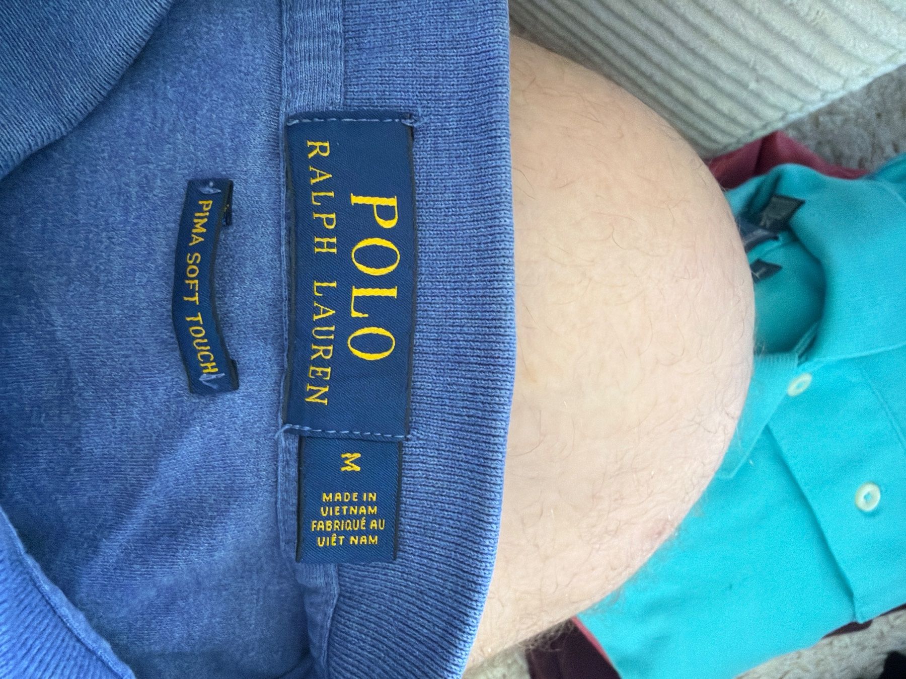 Ralph Lauren Polo-Shirts: Polo Ralph Lauren Bleu  - Taille M - pima soft touch – Neu (gemäss Beschreibung) aus Hauterive NE von Leo_o 3
