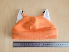 Fox Beanie Hat (Handmade, Baby-Kid Size) - Cuffia volpe