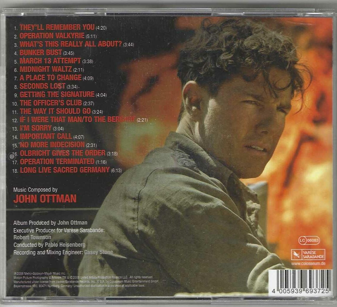 CDs: John Ottman - Valkyrie – D'occasion à Genève par CDLPBookS 1