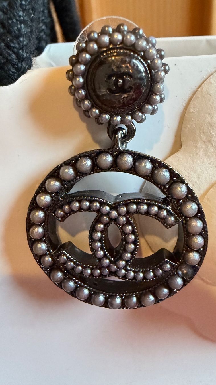 Chanel Orecchini pendenti & Orecchini a lobo: CHANEL 100% originale Ohrringe – Usato da Interlaken venduto da Bona55 6