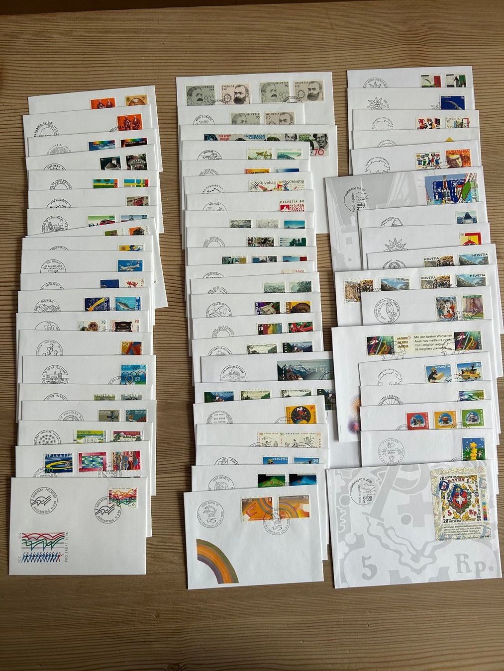 Tutti i francobolli: Set FDC Schweiz 1996 bis 2005 – Nuovo (secondo la descrizione) da Martina venduto da migrol06 2
