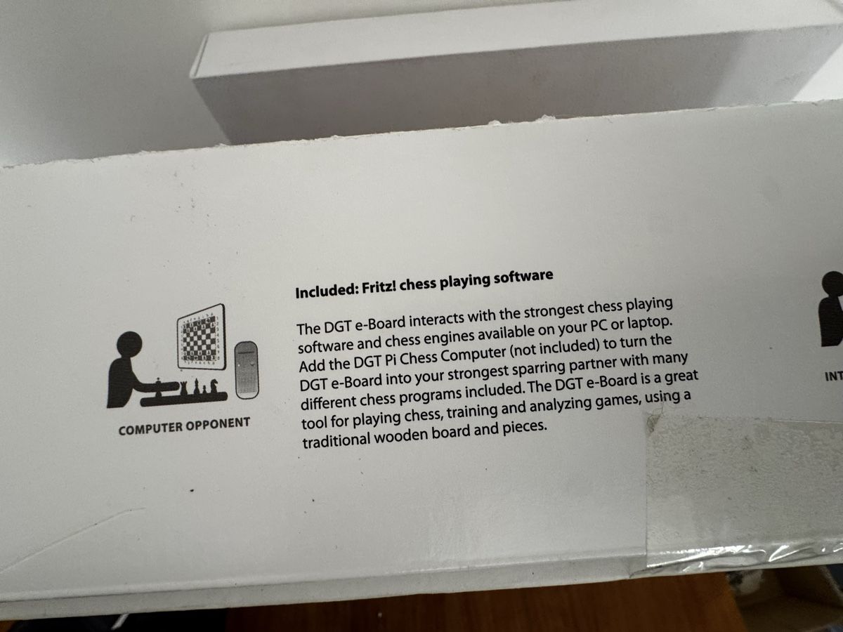 DGT Spiele: DGT e-Board Schachbrett Rosenholz USB mit Software NEU & OVP – Neu und originalverpackt aus Zürich von Nobs1 5