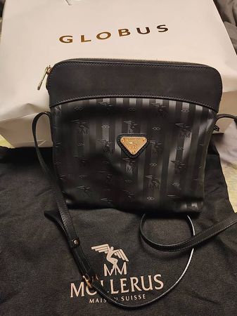 Möllerus Umhängetasche Schwarz, Top Zustand, wie neu!