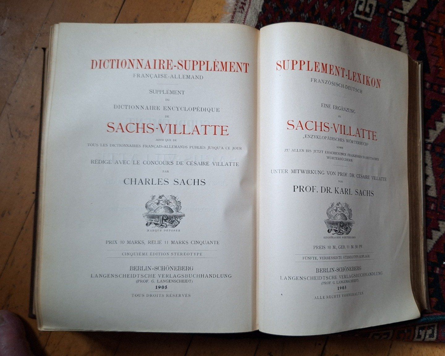 Libri: Sachs Villatte  Grosse Ausgabe – Usato da Ennetbaden venduto da ape_6rnn 3