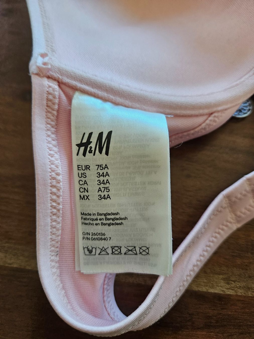 H&M Badekleider & Bikinis: Bikini Oberteil hellrosa 75A Push-up – Gebraucht aus Gerzensee von _mra 3
