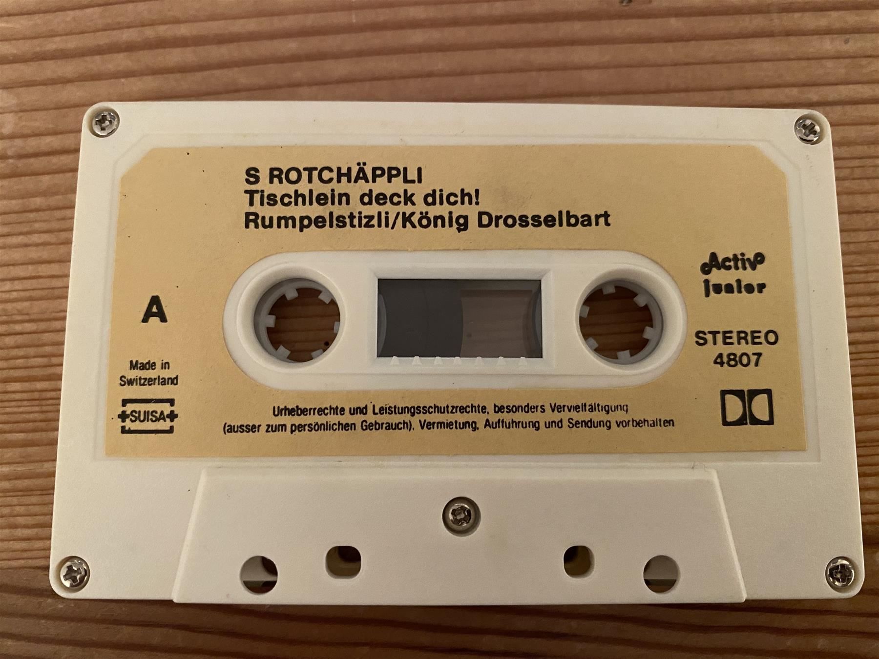Musicassette: Kassette – S Rotchäppli – Usato da St.Gallen venduto da kingsamas 5