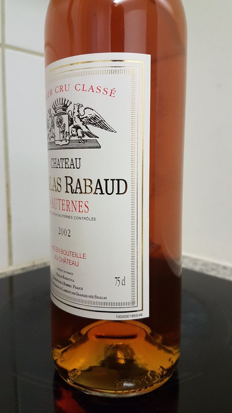 Vino: Chateau Sigalas Rabaud 2002 1er Grand cru Classe – Nuovo (secondo la descrizione) da Grenchen venduto da poggione 4