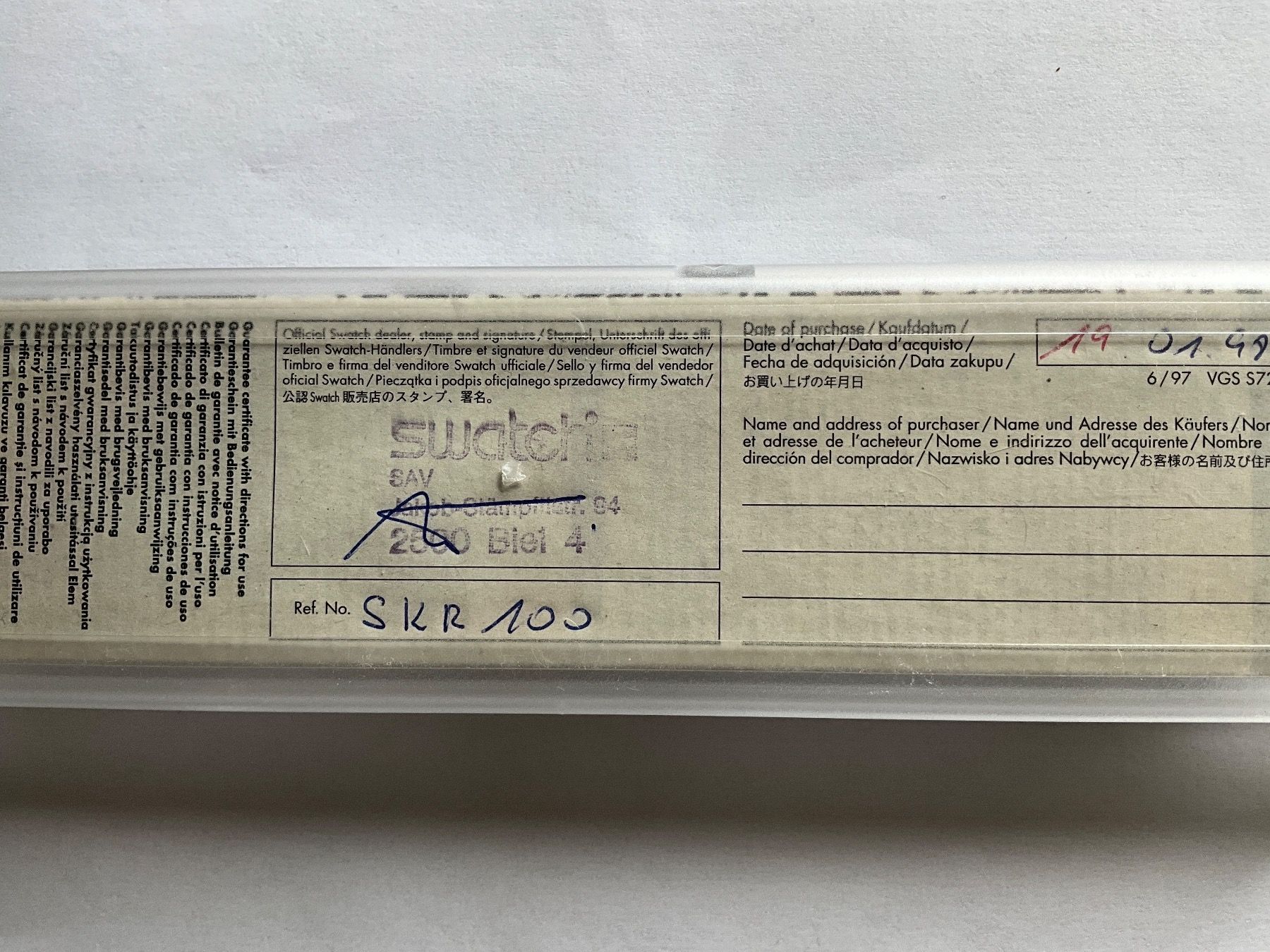 Swatch Uhren: SWATCH DROP OUT Access von 1999 / SKR100 – Gebraucht aus Grenchen von Shyla1611 1