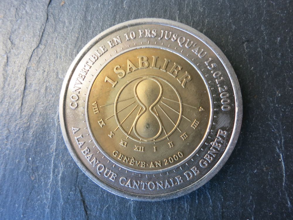 Médaille jeton récréatif extérieur géocaching