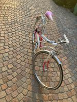 VINTAGE STADTVELO «KRISTALL» IM PINK-WHITE FADE: 1.50-1.65 m