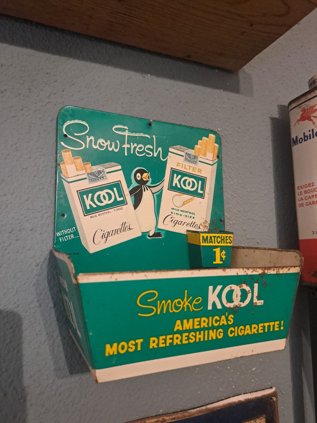 Schilder: Kool Cigarette Display Blech USA – Gebraucht aus Emmenbrücke von bikesandmore75 2
