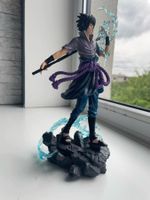 Anime Sammelfigur Sasuke Kampfpose Actionfigur Sockel Naruto