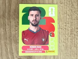 Panini Sticker FIFA World Cup 2026 Ruben Dias Por