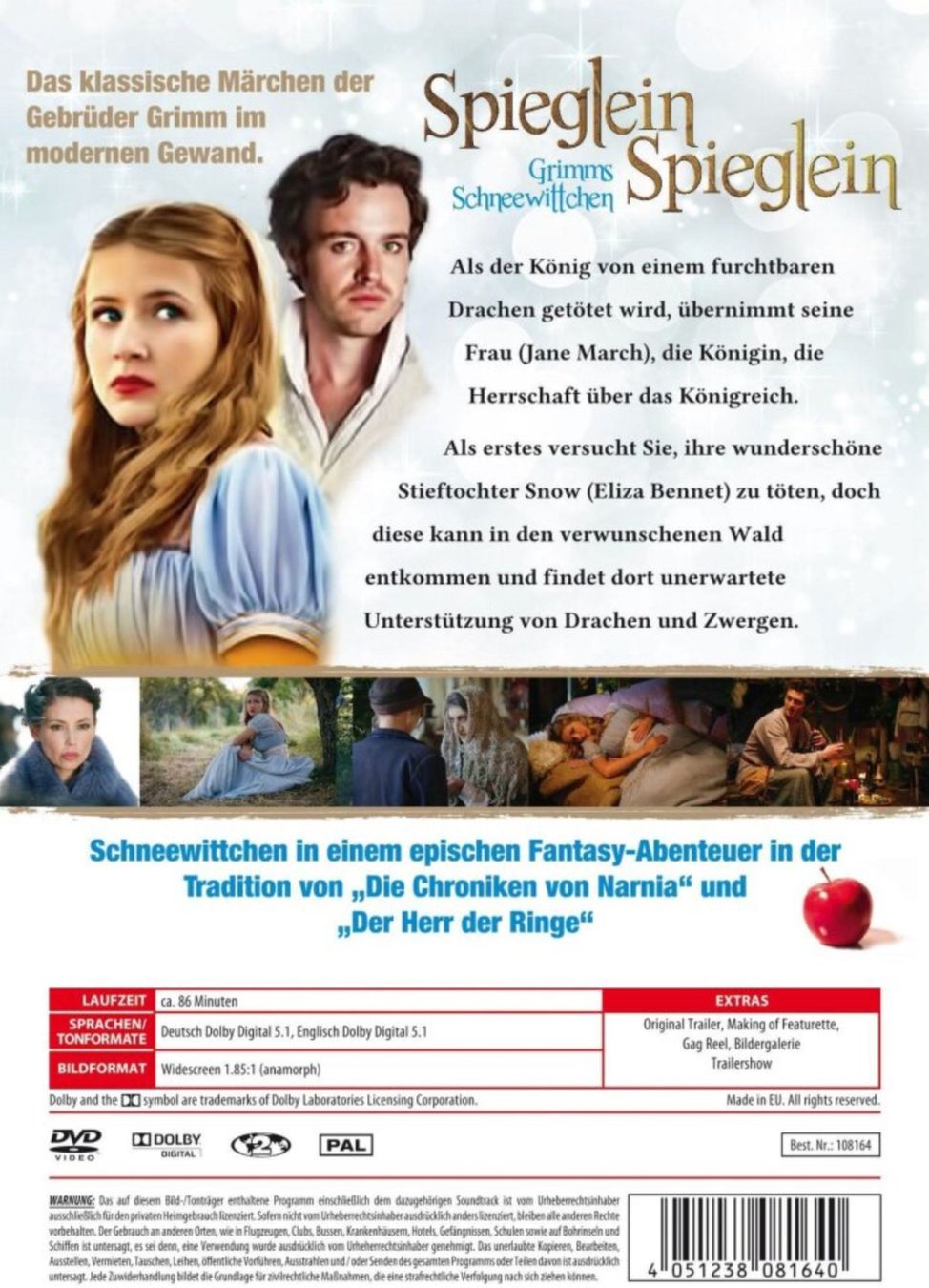 Tutti i DVDs: Spieglein, Spieglein - Grimms Schneewittchen(2012) neu & ovp – Nuovo e nell'imballaggio originale da Brunnen venduto da Barfly5 1