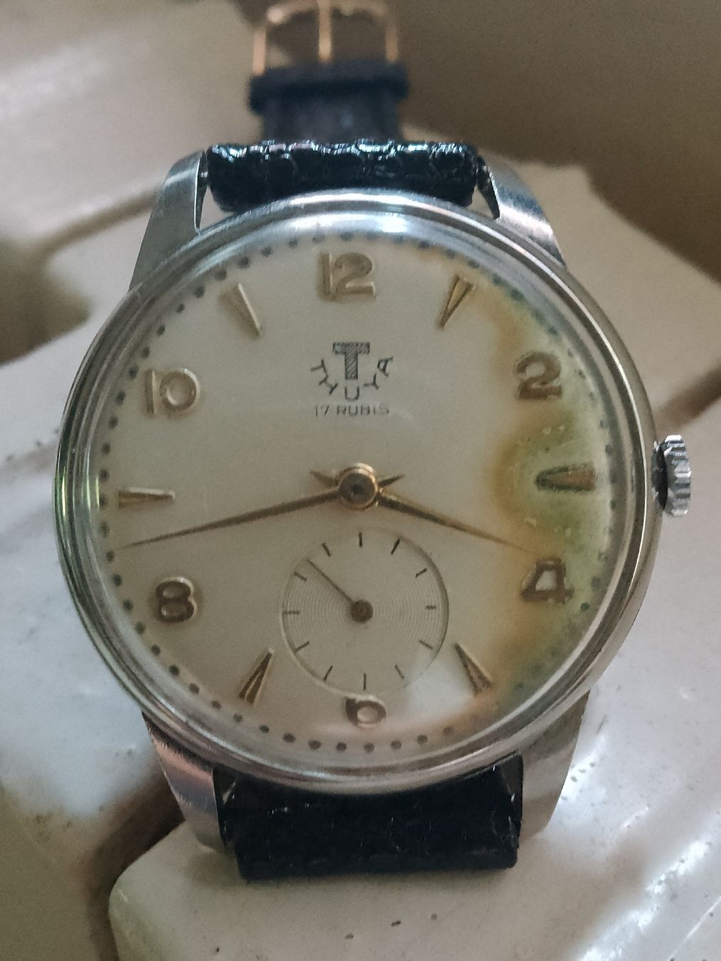 Swiss Orologi: Thuya Handaufzug 36mm läuft super  – Usato da Agno venduto da sam2608 1