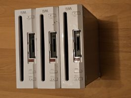 Lot de 3 Wii blanches en panne