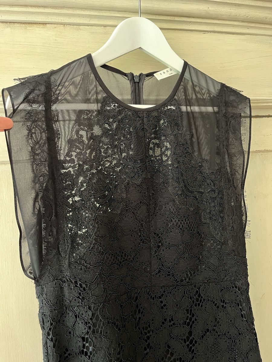 Sandro Kleider: SANDRO Cocktailkleid Spitze schwarz, Gr. 38 – Gebraucht aus Küsnacht ZH von madrilena77 1