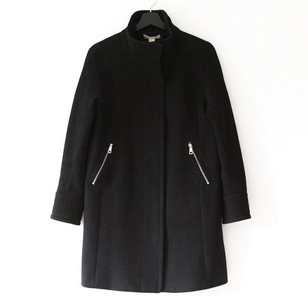 WINTER | Lange Winterjacke 36 | Wintermantel mit Wollanteil