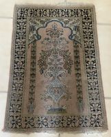 Feiner Orientteppich aus Kaschmir (Seide) – Vintage