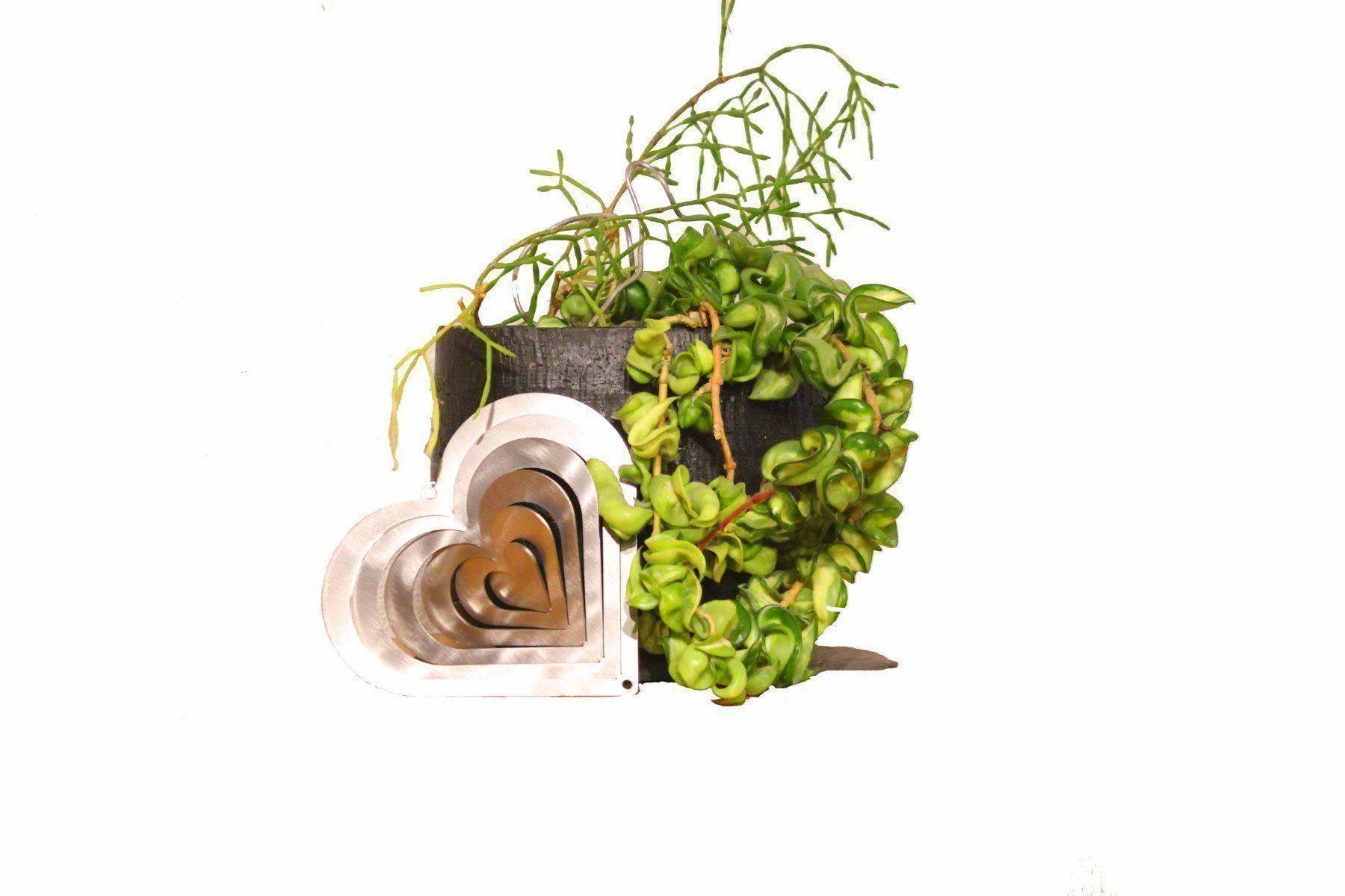 Statue per giardino: Muttertagsgeschenk - Herz aus Chromstahl – Nuovo e nell'imballaggio originale da Niederwil venduto da berger_steel_deco 4
