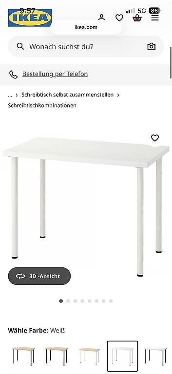 Tavoli: IKEA Tisch Linnmon – Usato da Hendschiken venduto da sil_8r8v