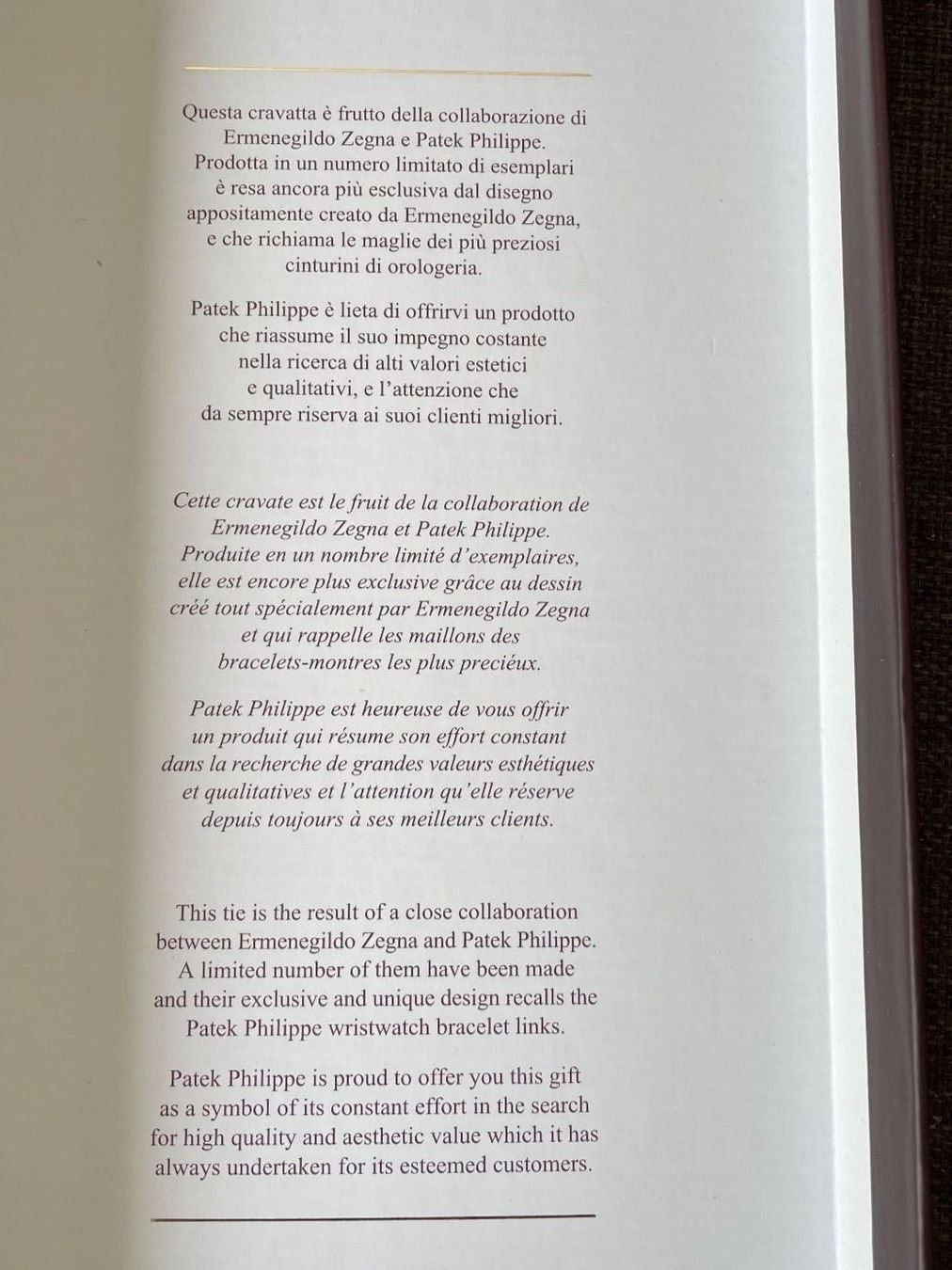 Patek Philippe Cravatte: Cravate / Krawatte Patek Philippe – Nuovo e nell'imballaggio originale da Genève venduto da Buens4 4