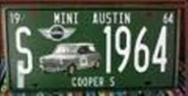 License Plate Nr-Sch. MINI COOPER