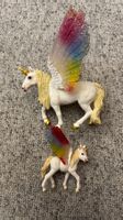 2 Schleich Tierfiguren Pegasus mit Horn