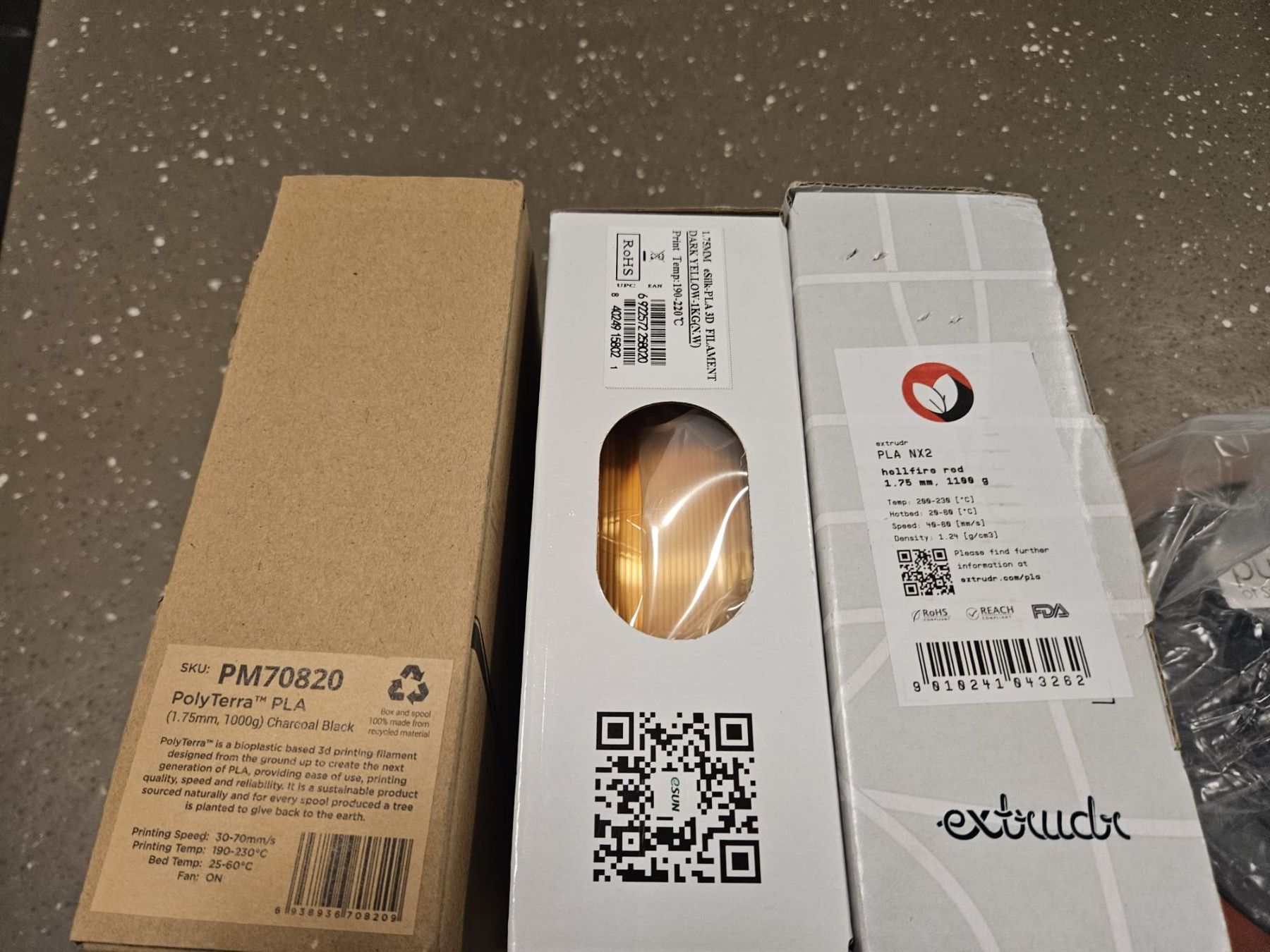 Filamento: PLA Filament 1.75mm Konvolut – Nuovo (secondo la descrizione) da Winterthur venduto da Moineau_Mechanics 1