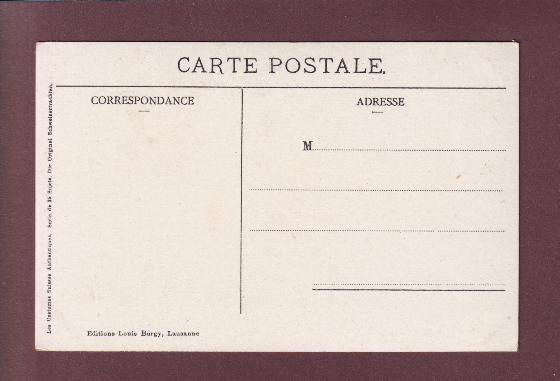 Cartoline postali: URI - Tracht - Schächental – Usato da Pully venduto da nicecards 1