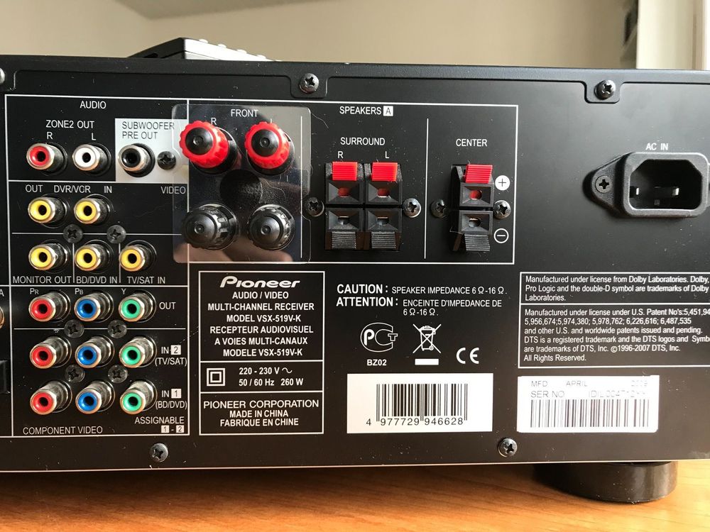 Pioneer AVReceiver VSX519V Kaufen auf Ricardo